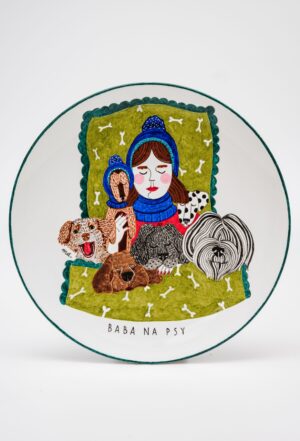 Baba na psy - talerz