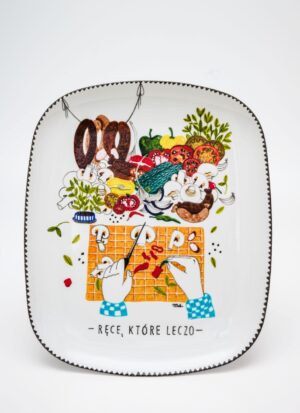 Ręce, które leczo - talerz