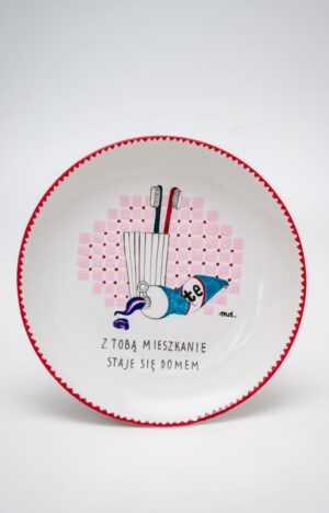 Pasta do zębów - talerz