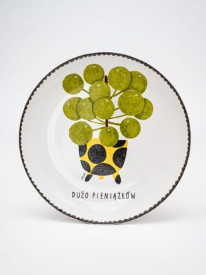 Dużo pieniążków - talerz
