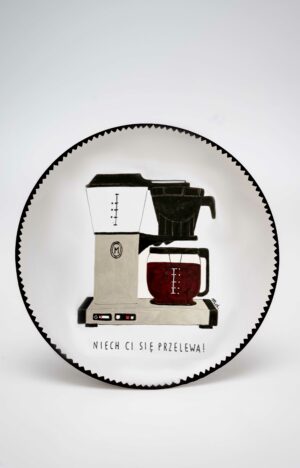 Przelew srebrny - talerz